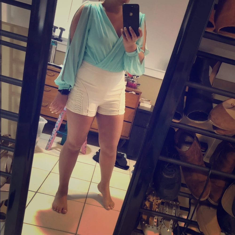 Open back long sleeve romper